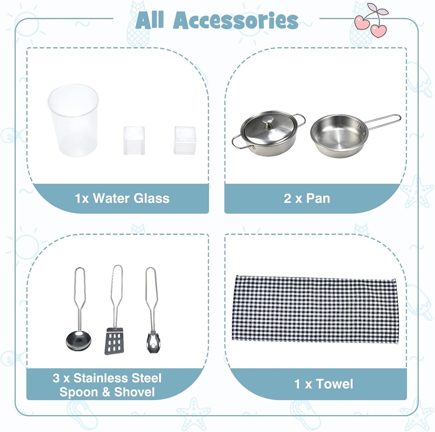 OLAKIDS 2 in 1 Kids Play Kitchen and Restaurant, Double Sided Toddler Wooden Pretend Cooking Set with Stove Sink Microwave Storage Cabinet, Simulation Kitchen Toy Set for Boys Girls