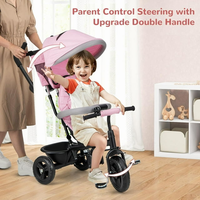 Babies trike parent handle best sale