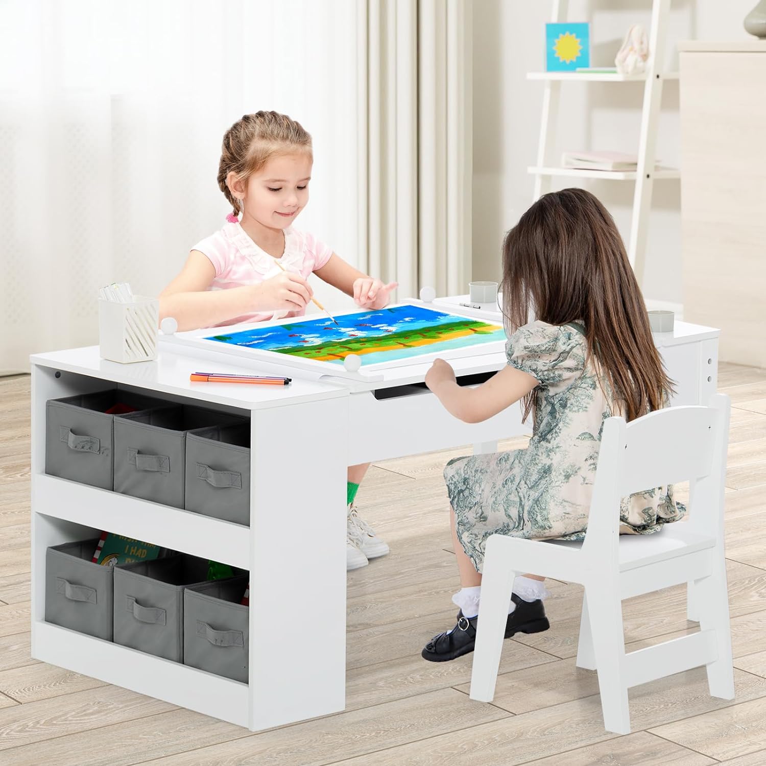 Kids craft table and chairs best sale