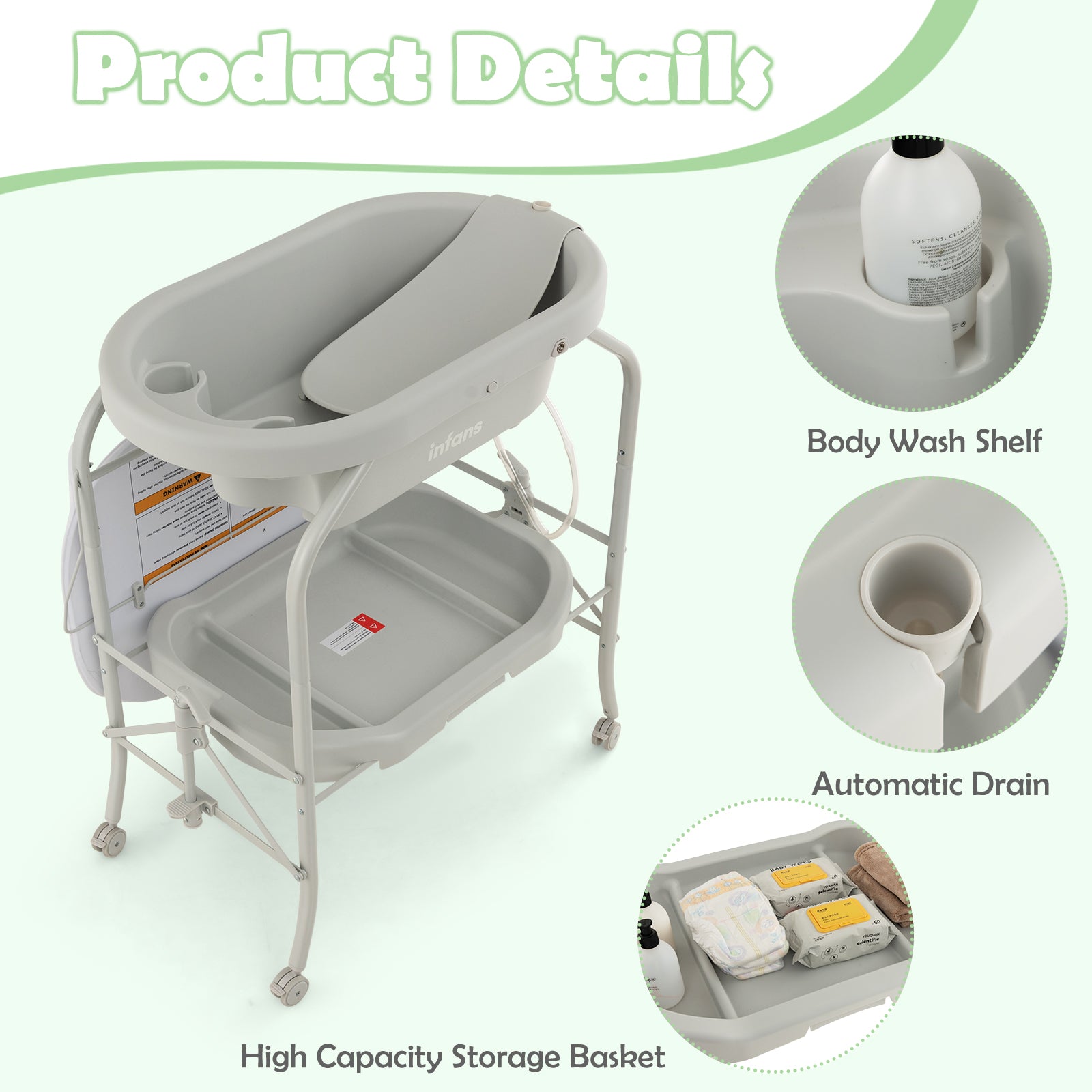 Change table bath station online