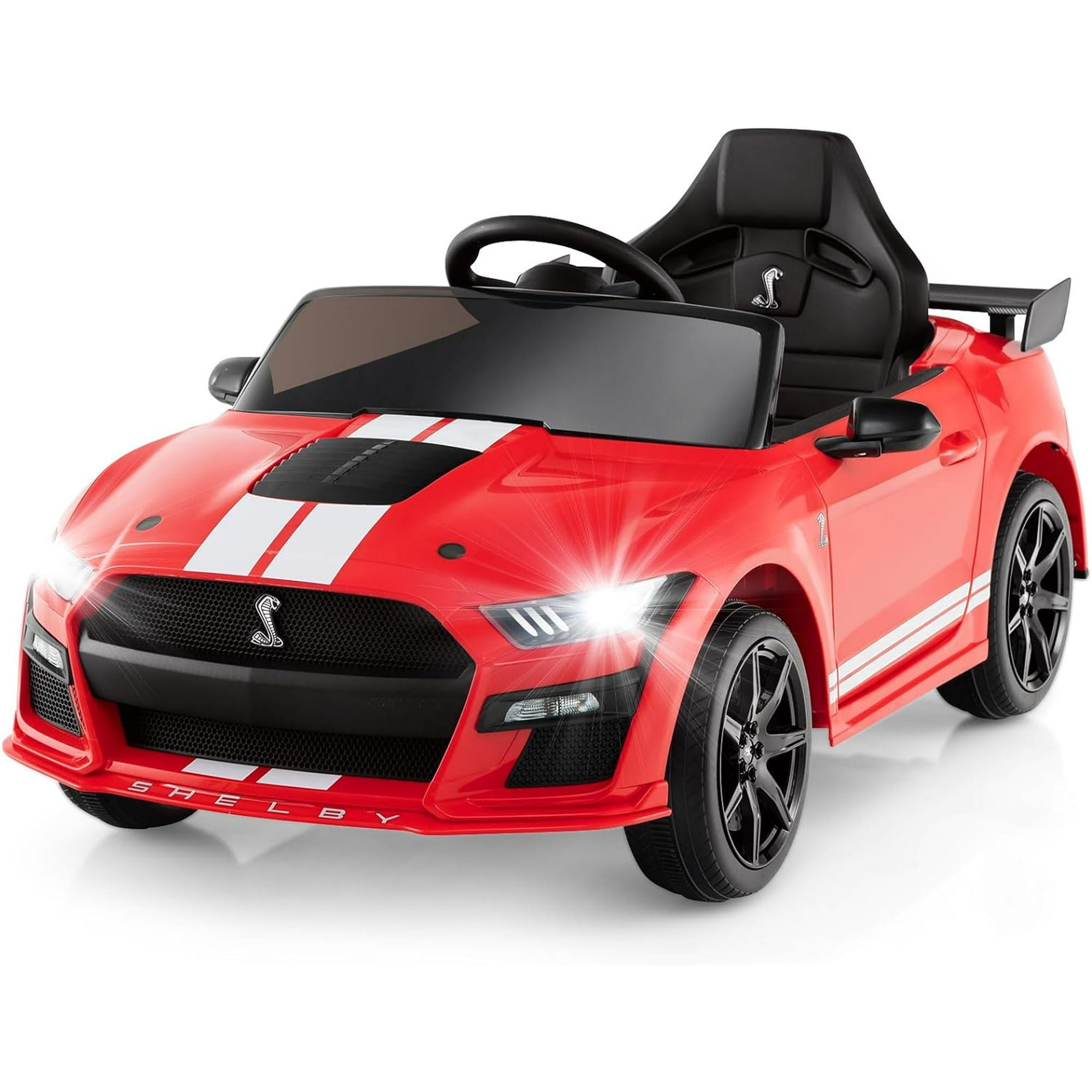 Licensed Ford Mustang GT500 Ride on Car for Kids by OLAKIDS Battery P