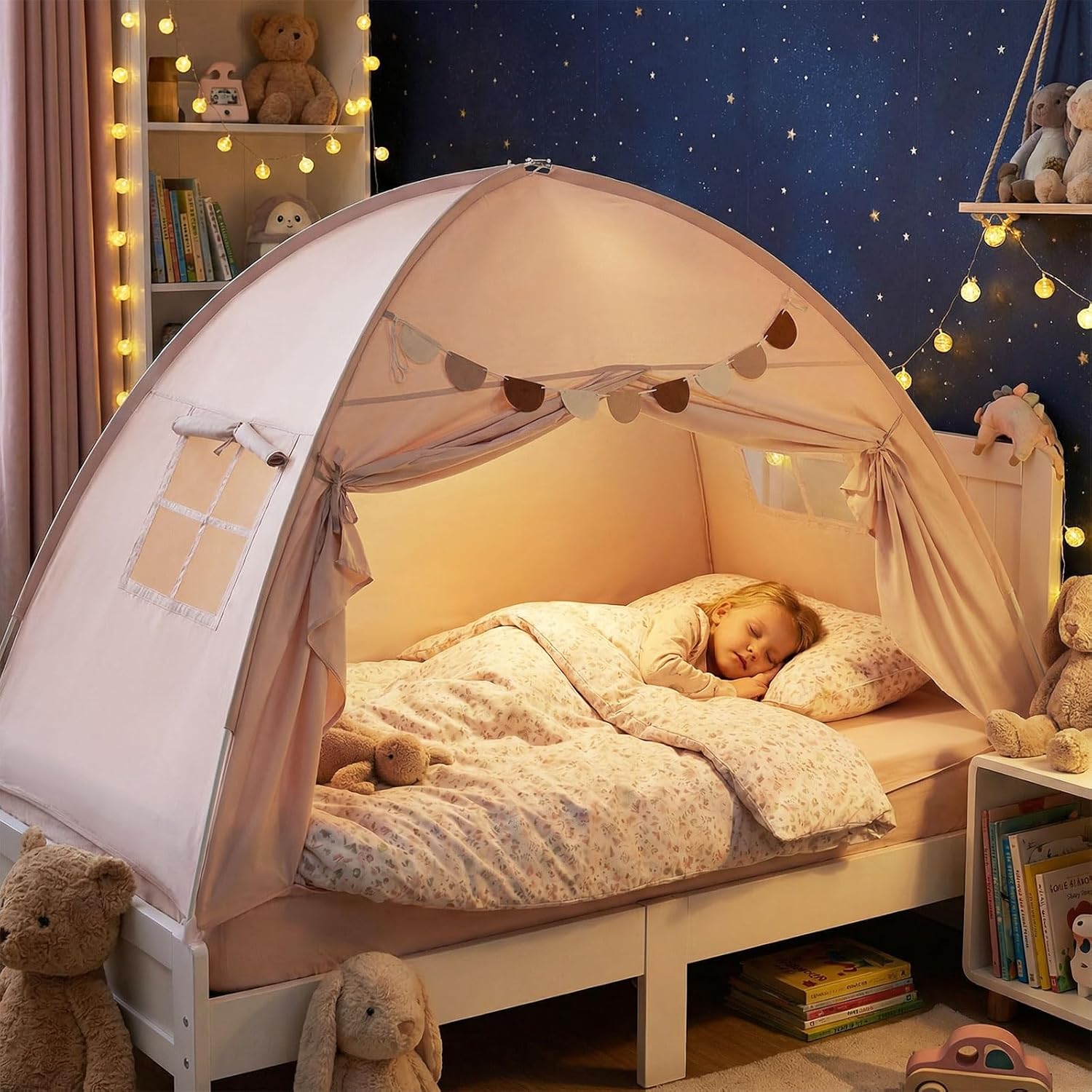 OLAKIDS Kids Bed Tent for Ages 3+
