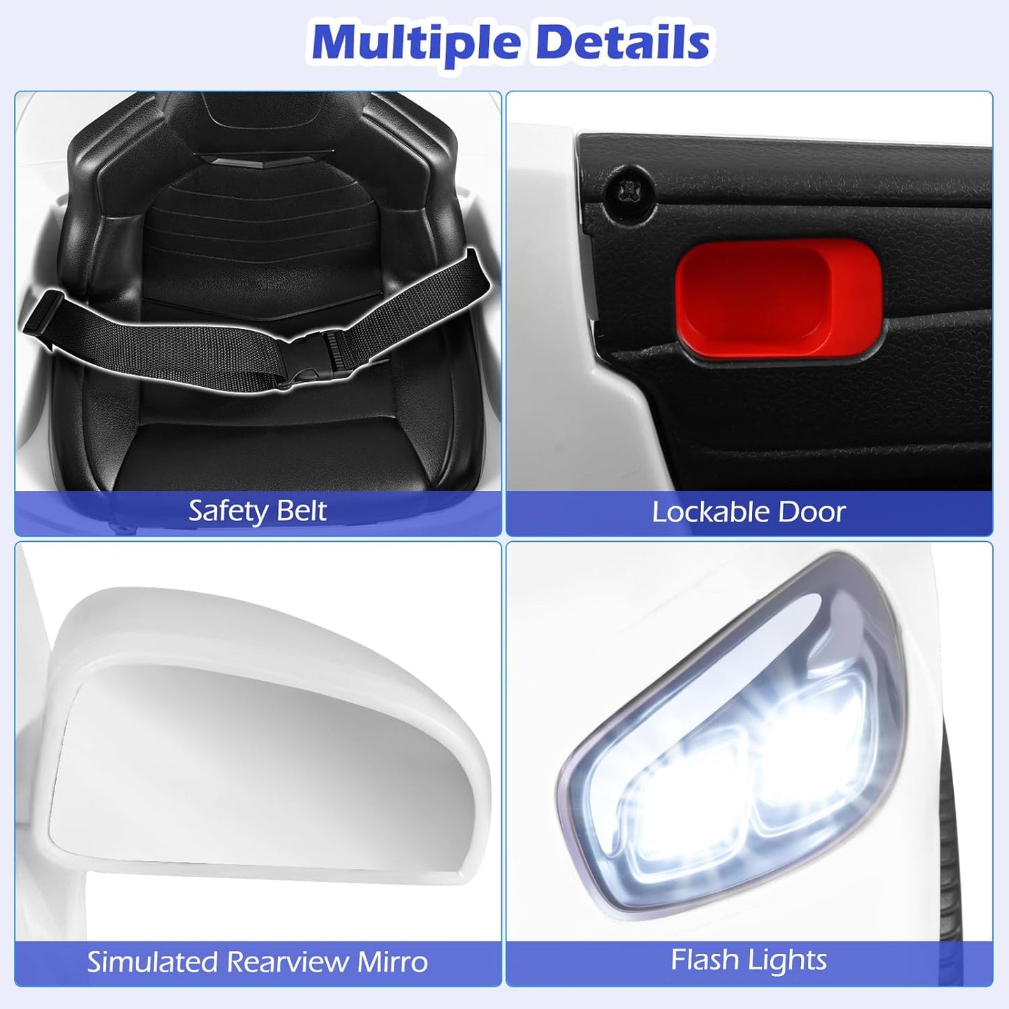 Licensed Mercedes Benz SL500 Ride on Car by OLAKIDS, 12V Kids Electric Vehicle with Parent Remote Control Soft Start Spring Suspension 2 Speeds Bluetooth Radio Music