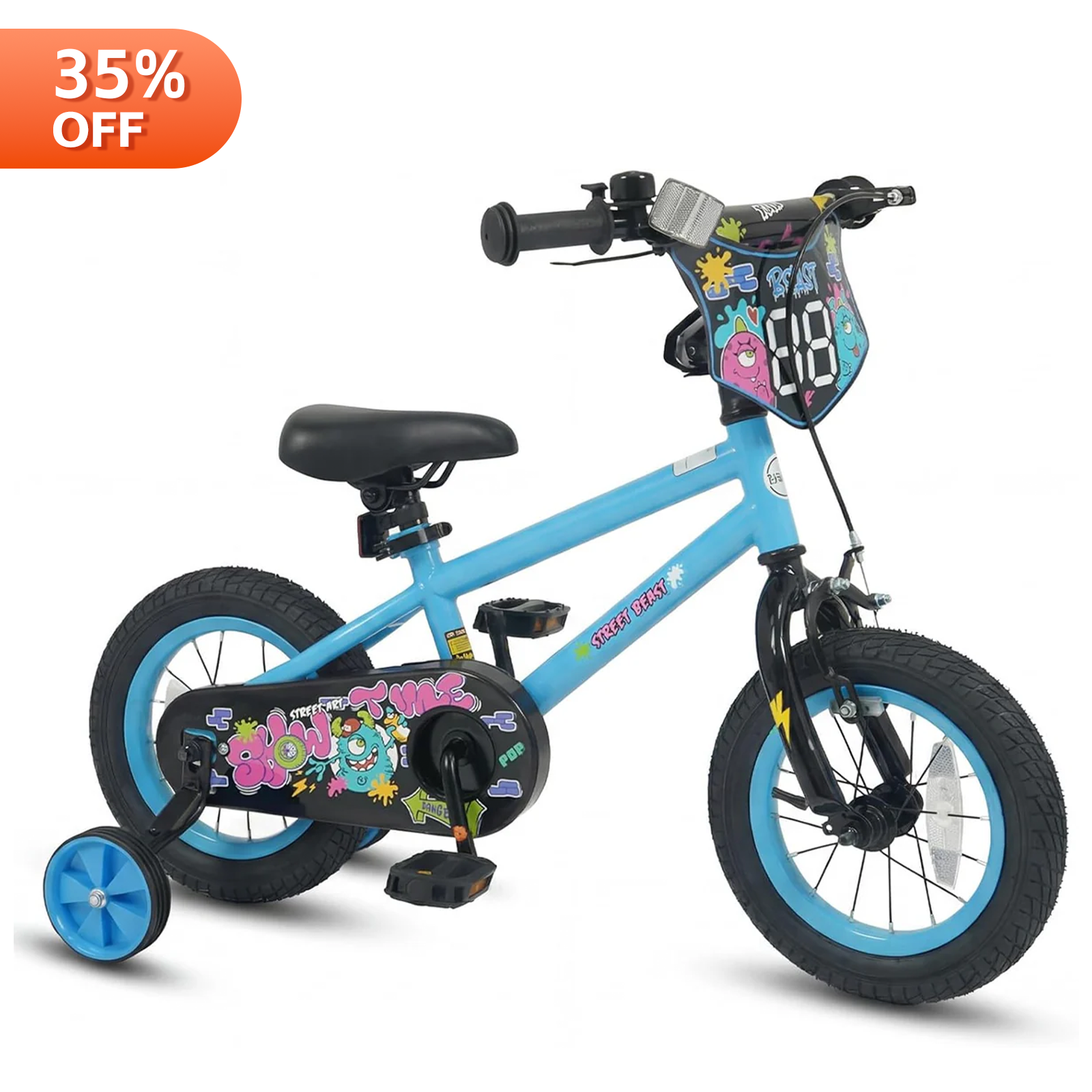 Olakids Kids Bike, 12 14 16 18 Inch BMX Style Toddlers Bike