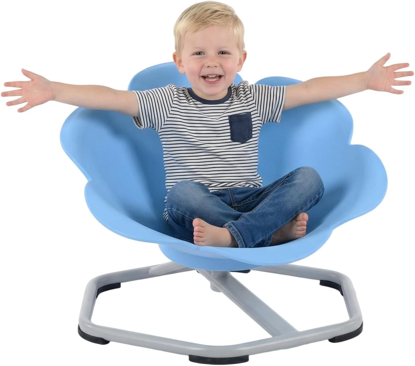 Olakids Sensory Spinning Chair, Flower Shape 360° Swivel Seat for Autistic Kids Autism ADHD Children