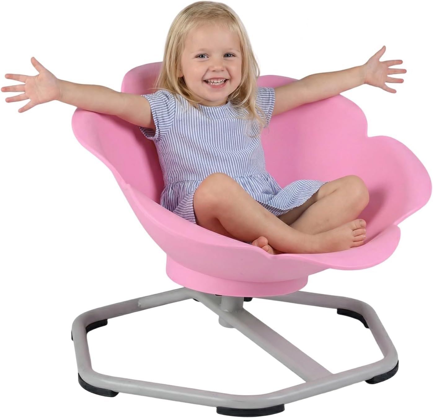 Olakids Sensory Spinning Chair, Flower Shape 360° Swivel Seat for Autistic Kids Autism ADHD Children