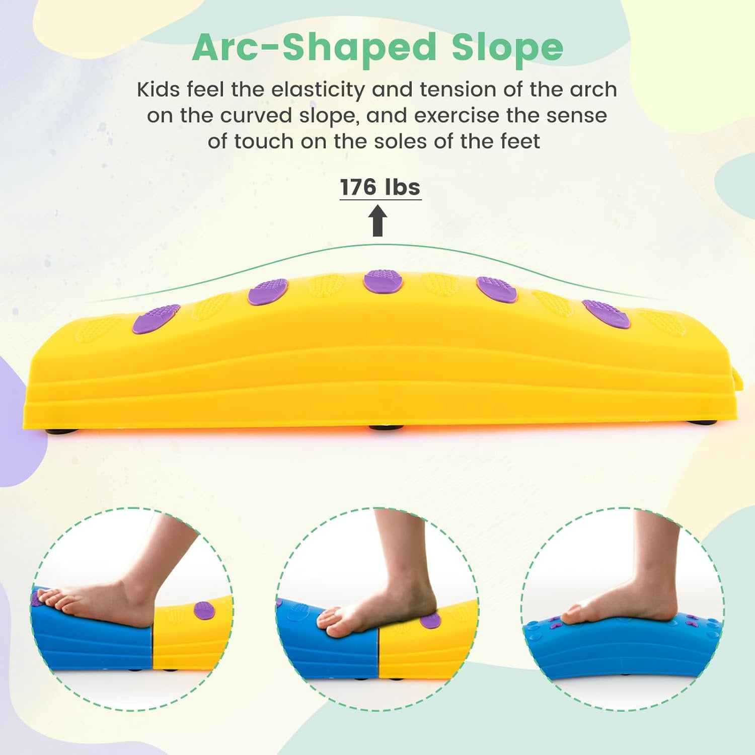 OLAKIDS Kids Balance Beam Stepping Stones Set, 20 PCS