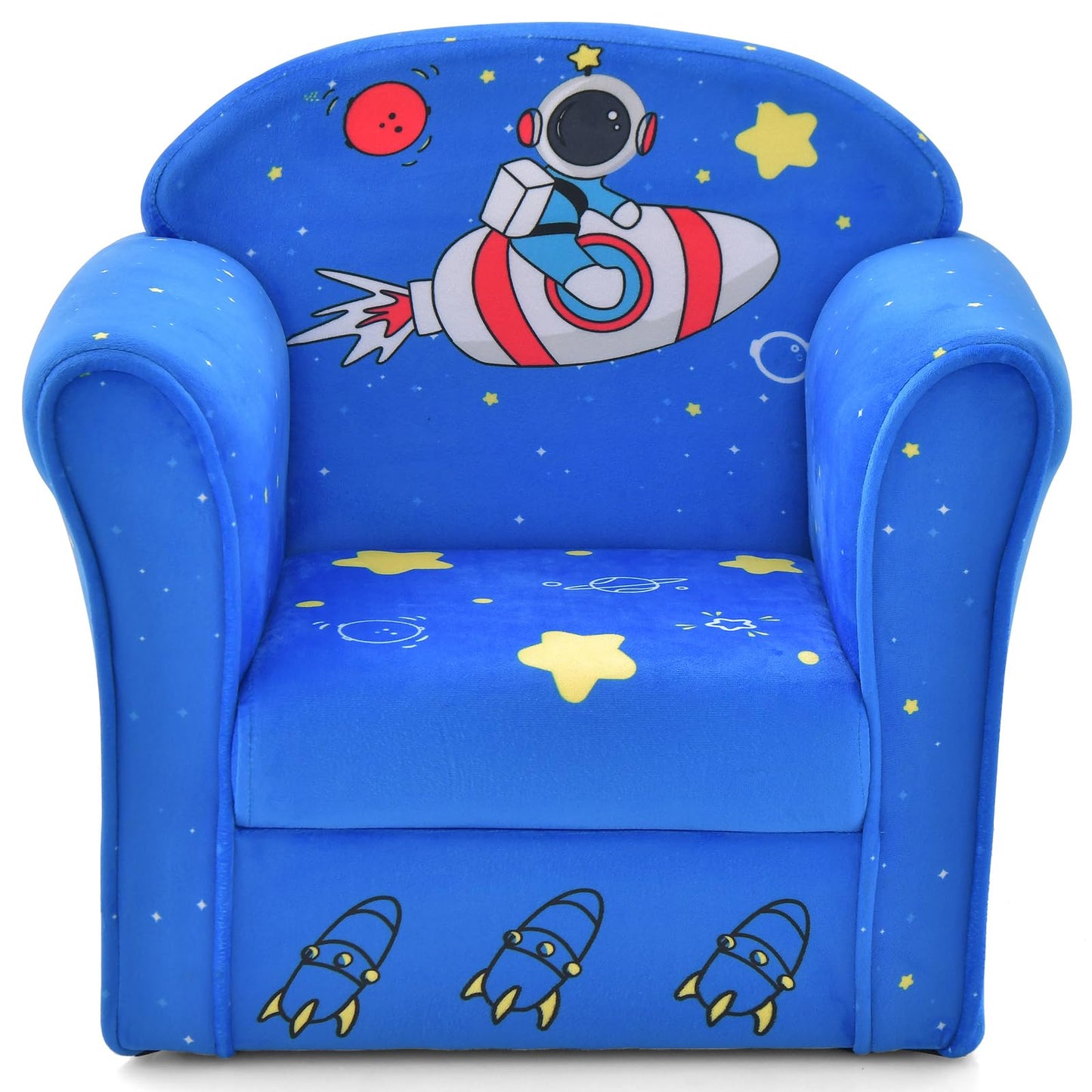 OLAKIDS Kids Sofa, Toddler Armchair Chair with Sturdy Wood Construction, Upholstered Children Armrest Couch