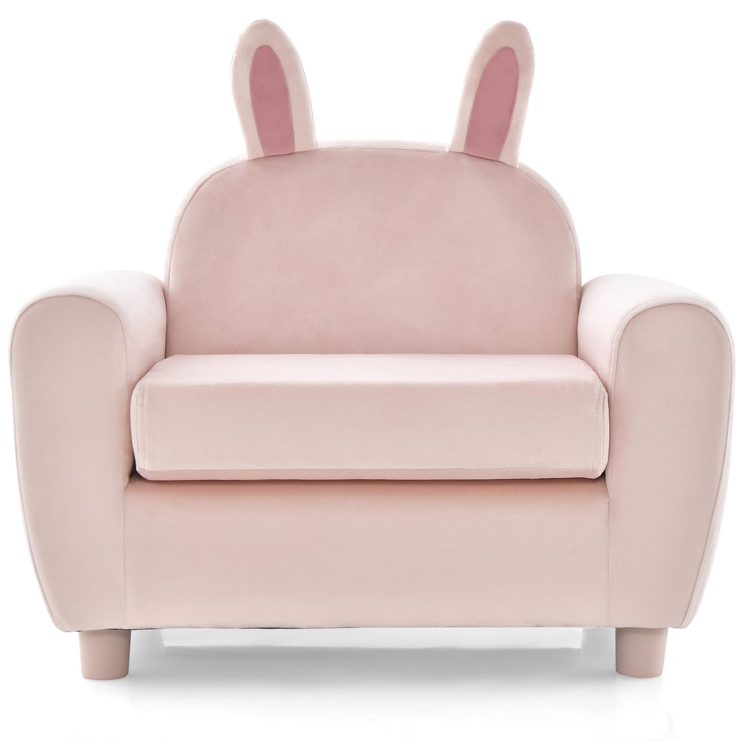 OLAKIDS Kids Sofa, Children Armrest Chair with Sturdy Wood Construction and Dutch Velvet