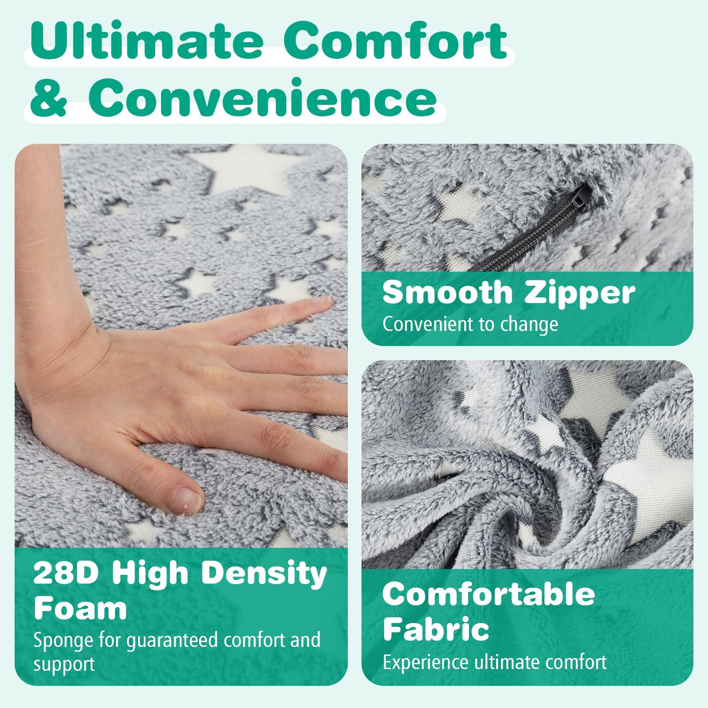 OLAKIDS Modular Kids Play Couch, 8 PCS Toddler Creative Sectional Fort Building Sofa, Convertible Soft Foam Floor Cushion