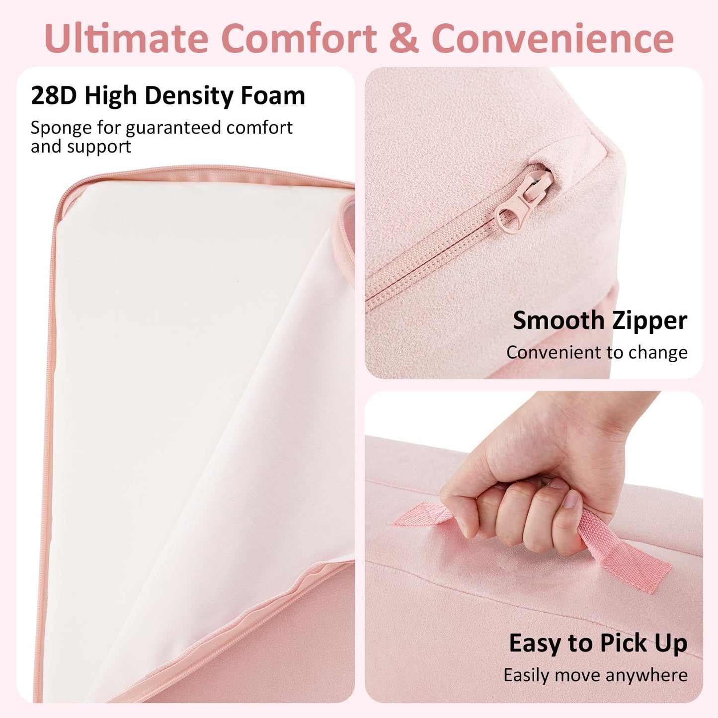 OLAKIDS Modular Kids Play Couch, 6 PCS Toddler Creative Sectional Fort Building Sofa for Playroom, Bedroom