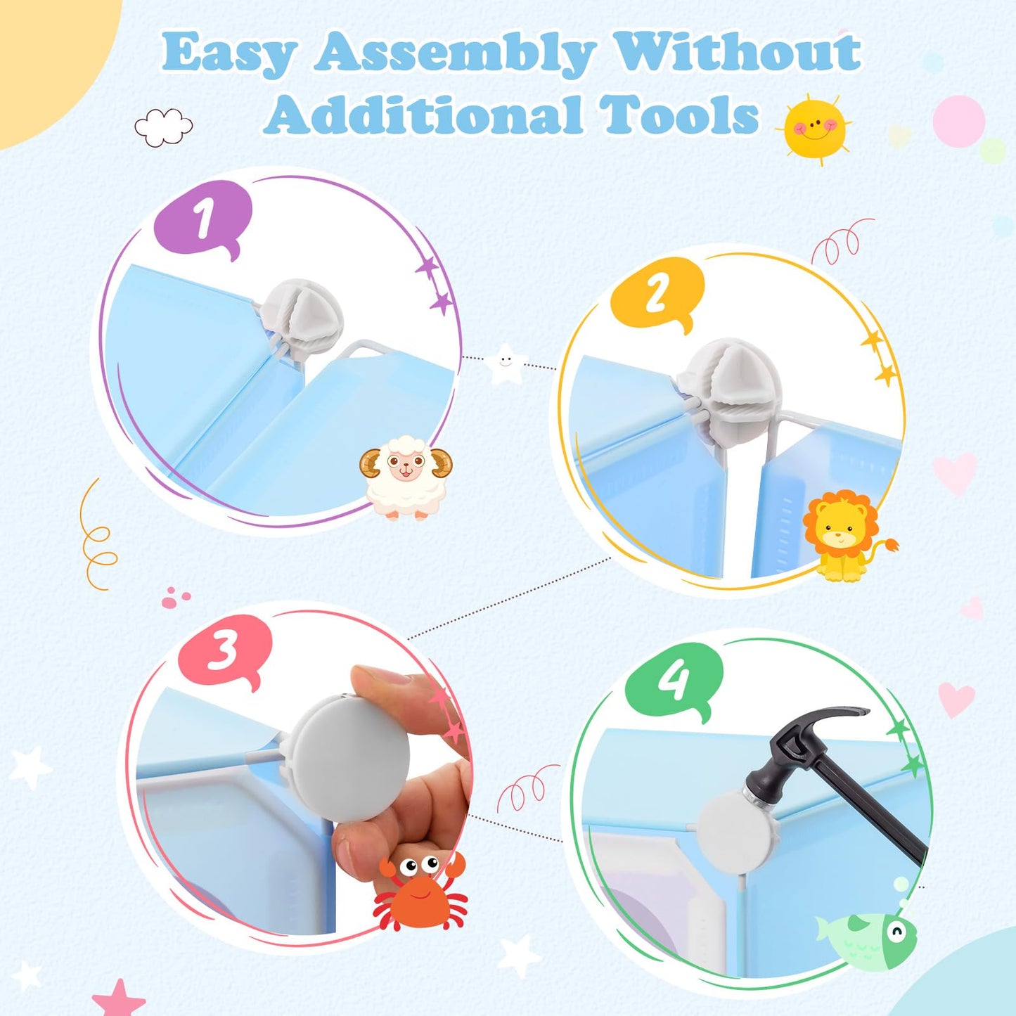 OLAKIDS Children Wardrobe, Kid Closet Portable Baby Dresser Cute for Kids Bedroom Nursery Armoire with Doors