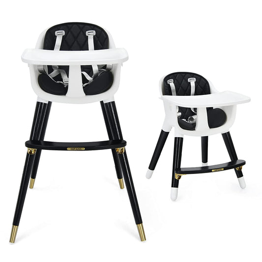 3 in 1 Wooden High Chair for Kids and Toddlers OLAKIDS
