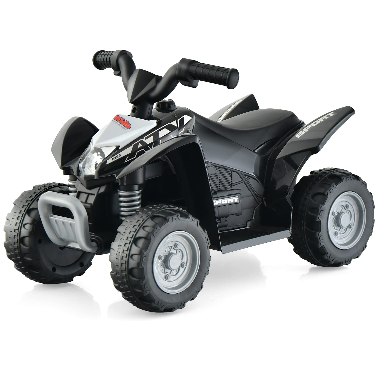 OLAKIDS Kids Ride on ATV, 6V Electric Vehicle for Toddlers, 4 Wheeler Battery Powered Motorized Quad Toy Car