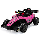 OLAKIDS ids Ride On Car, 12V F1 Racing Electric Vehicle for Toddlers with Control Remote, Battery Powered Motorized Toy with Music OLAKIDS