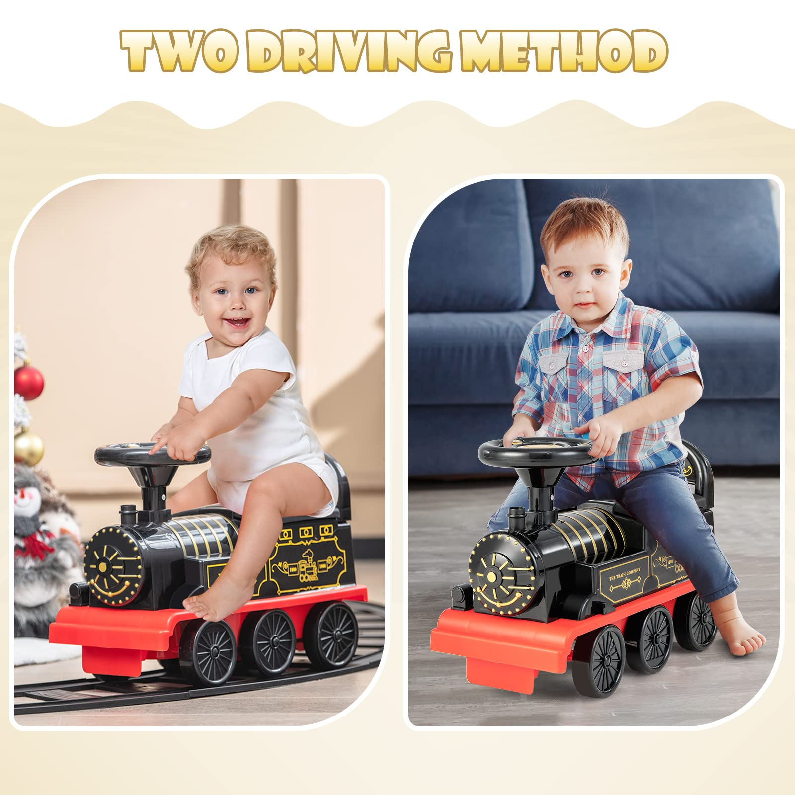 Ride on train set for toddlers shop