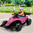 OLAKIDS ids Ride On Car, 12V F1 Racing Electric Vehicle for Toddlers with Control Remote, Battery Powered Motorized Toy with Music OLAKIDS