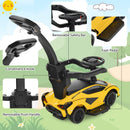OLAKIDS 3 in 1 Ride on Push Car, Licensed Lamborghini Baby Stroller Sliding Walking Car