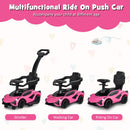 OLAKIDS 3 in 1 Ride on Push Car, Licensed Lamborghini Baby Stroller Sliding Walking Car