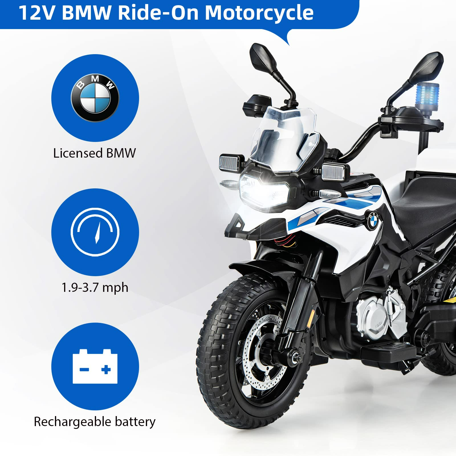 Bmw gs motorcycle 12v electric ride on cheap