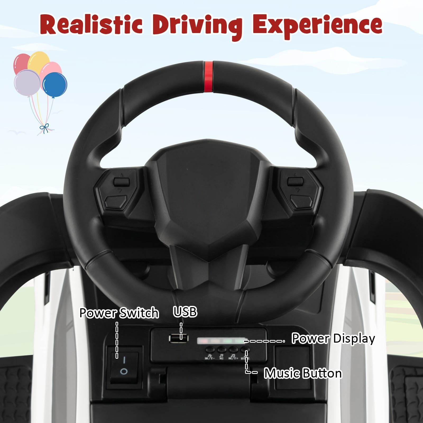 OLAKIDS 3 in 1 Ride on Push Car, Licensed Lamborghini Baby Stroller Sliding Walking Car