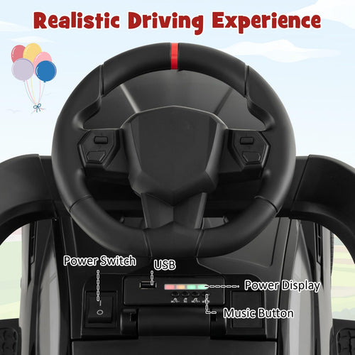 OLAKIDS 3 in 1 Ride on Push Car, Licensed Lamborghini Baby Stroller Sliding Walking Car