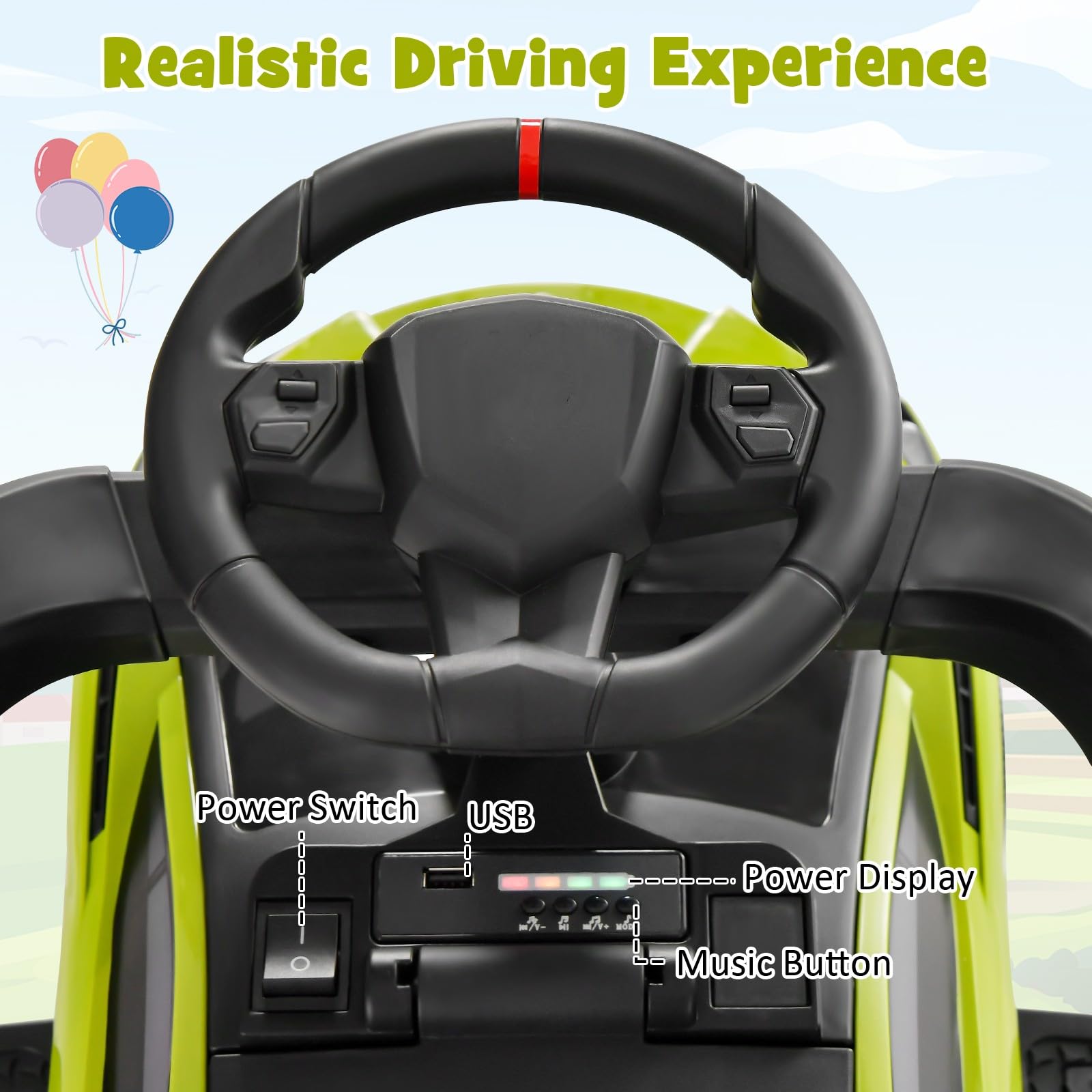 OLAKIDS 3 in 1 Ride on Push Car, Licensed Lamborghini Baby Stroller Sliding Walking Car