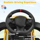 OLAKIDS 3 in 1 Ride on Push Car, Licensed Lamborghini Baby Stroller Sliding Walking Car