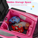 OLAKIDS 3 in 1 Ride on Push Car, Licensed Lamborghini Baby Stroller Sliding Walking Car