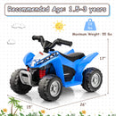OLAKIDS Kids Ride On ATV, 6V Electric Vehicle for Toddlers, 4 Wheeler Battery Powered Motorized Quad Toy Car OLAKIDS