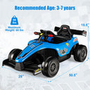 OLAKIDS ids Ride On Car, 12V F1 Racing Electric Vehicle for Toddlers with Control Remote, Battery Powered Motorized Toy with Music OLAKIDS