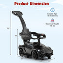 OLAKIDS 3 in 1 Ride on Push Car, Licensed Lamborghini Baby Stroller Sliding Walking Car